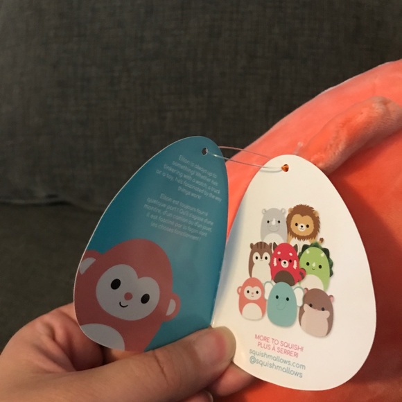 NWT Squishmallow Elton 8” - Picture 3 of 3